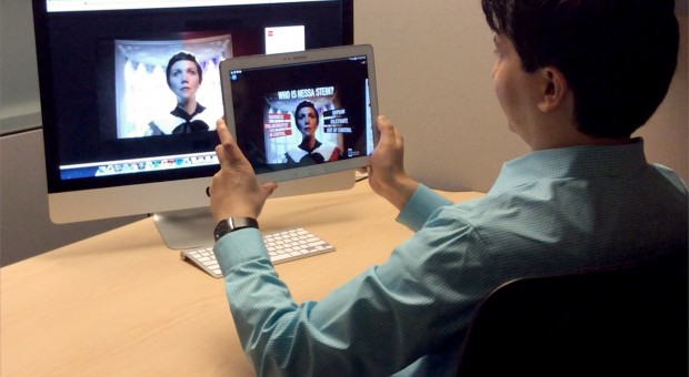 Layar Instructional Image Go Deeper Into “THE HONORABLE WOMAN” With the Two-Screen App Layar