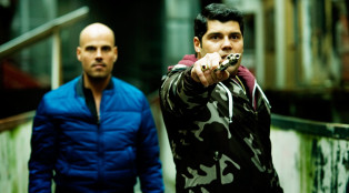 Ciro (Marco D'Amore) and Genny (Salvatore Esposito) in Part 1.