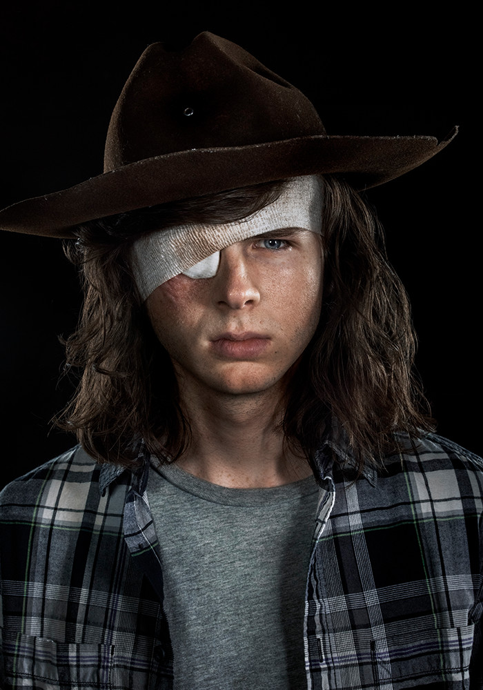 Znalezione obrazy dla zapytania Carl grimes