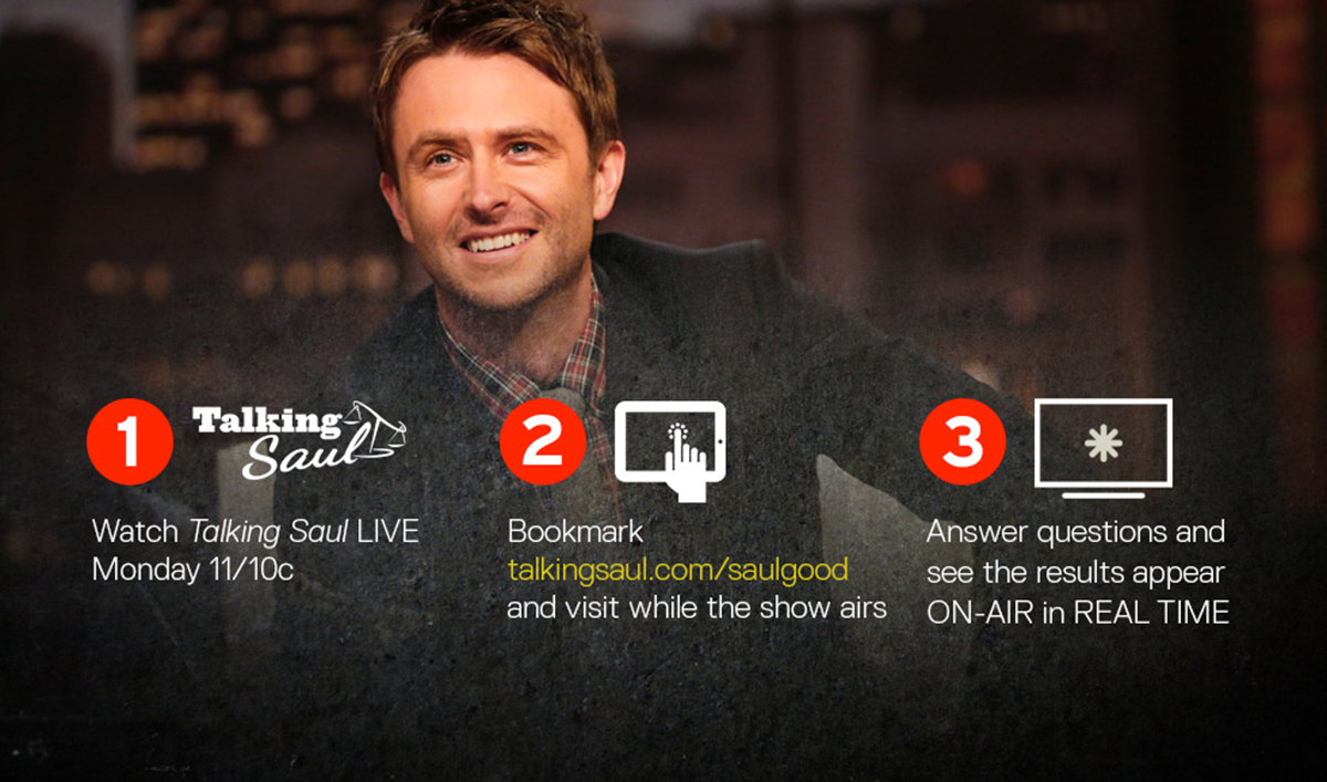 Interact with Chris Hardwick and the Minds and Talent Behind <em>Talking Saul</em> with Saul Good