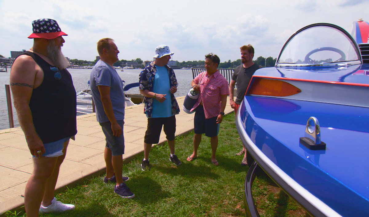 Watch the Guys Prepare for an Adventure at Sea… Sort of