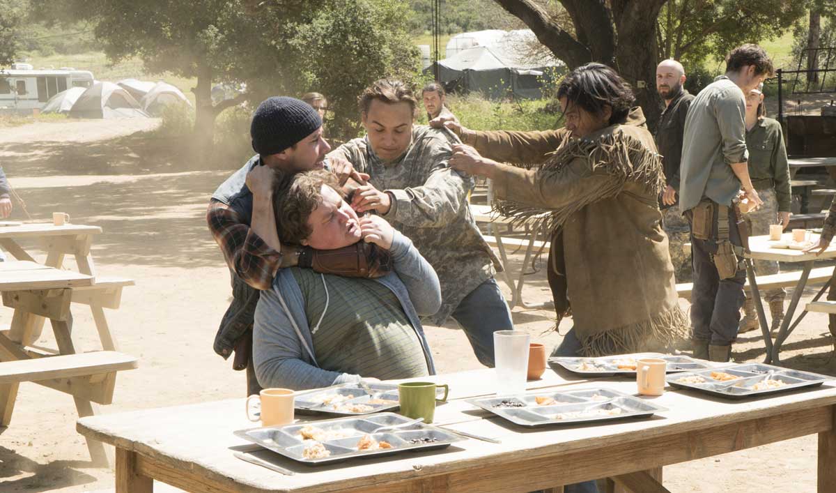 Inside the <em>Fear the Walking Dead</em> Premiere — The Cast on the Dwindling Resources at the Ranch