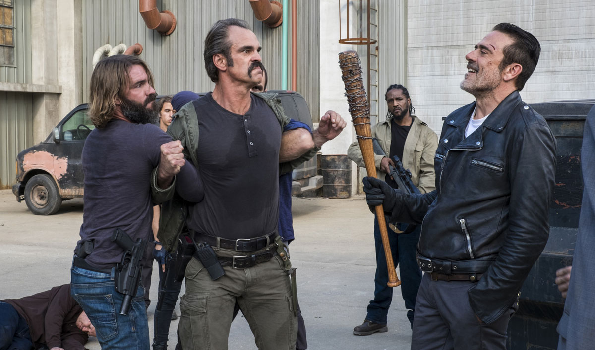 Blogs The Walking Dead Cast And Creators On How Negan S Revenge Plot Reminds The Saviors Who S Boss In The Walking Dead Episode 15 Amc