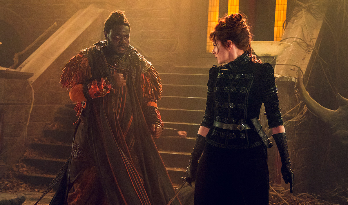 The Widow Confronts Pilgrim at His Fortress in This Key Scene From Episode 4