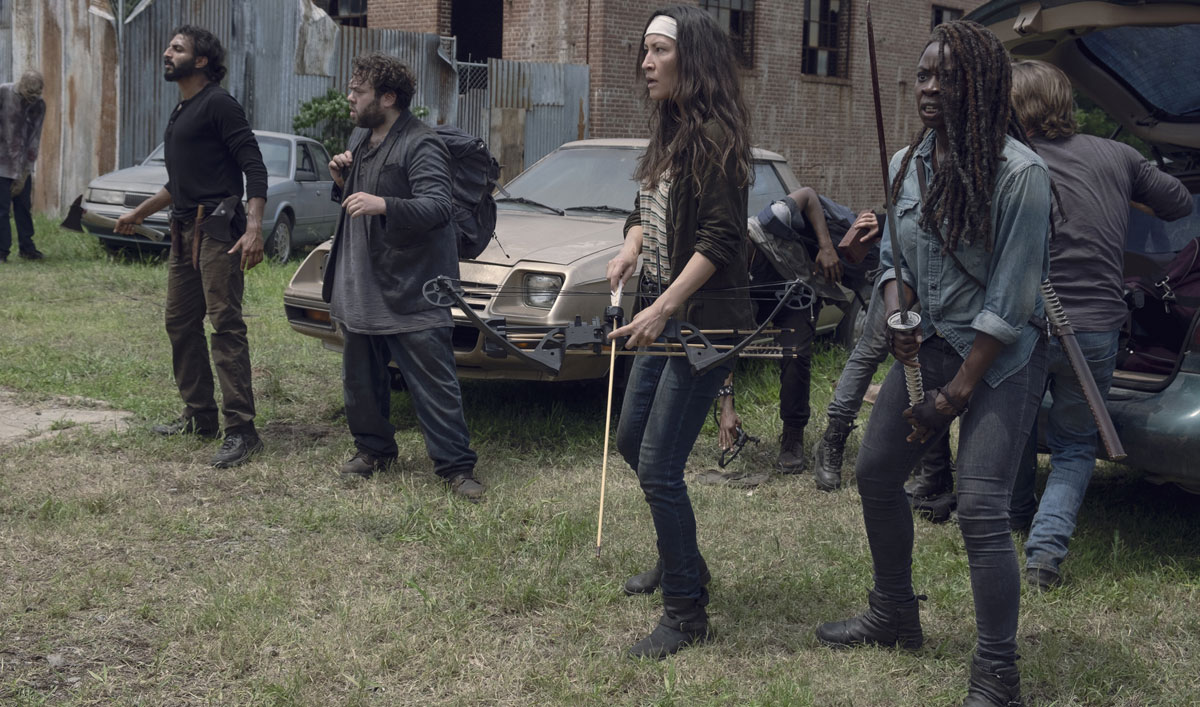 Watch <em>The Walking Dead</em> Episode 7: Can Michonne Be Convinced the New Group Is Harmless?