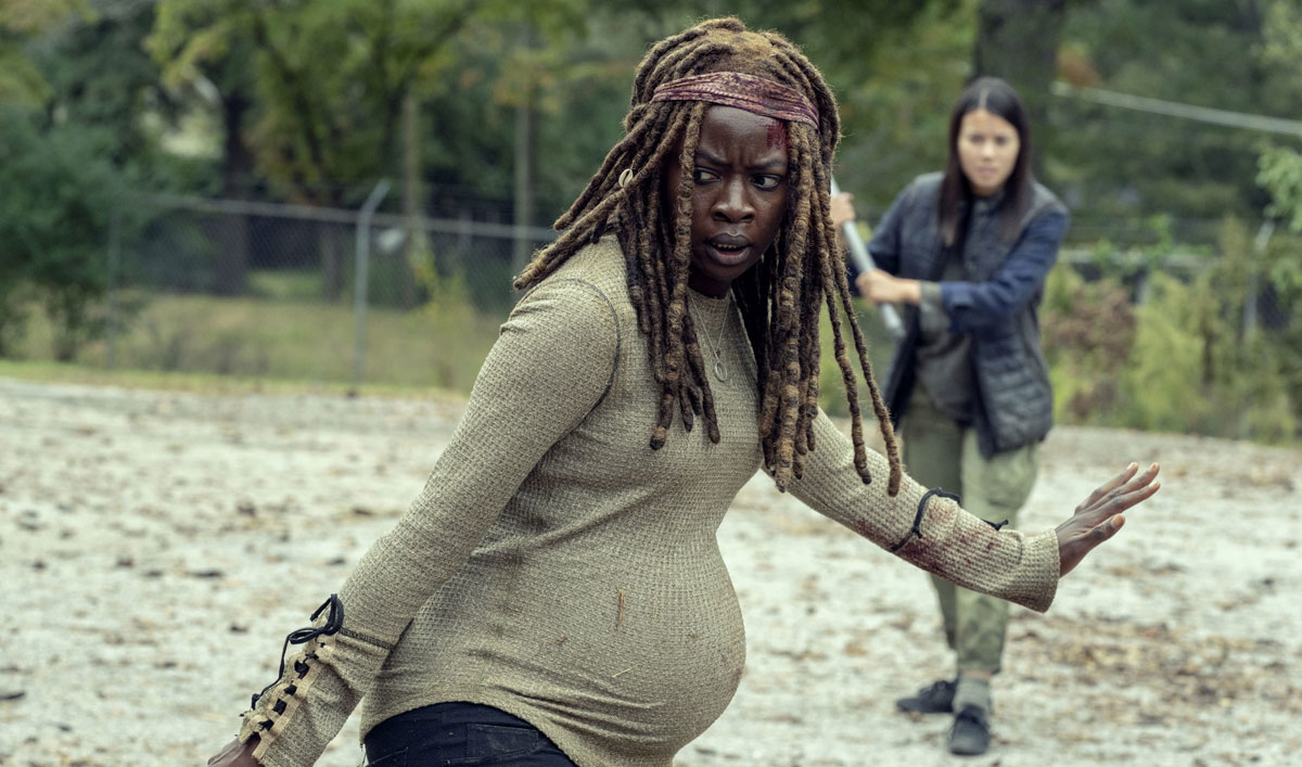 The Heartbreaking Reason Michonne Closed Alexandria’s Doors — Watch <em>The Walking Dead</em> Episode 14