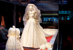 diana wedding dress train