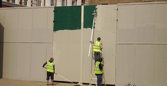 Panel painters Panel painters on Horseguards Parade