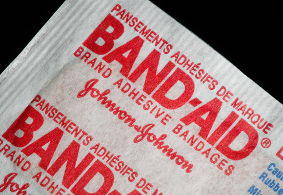 british word for bandage