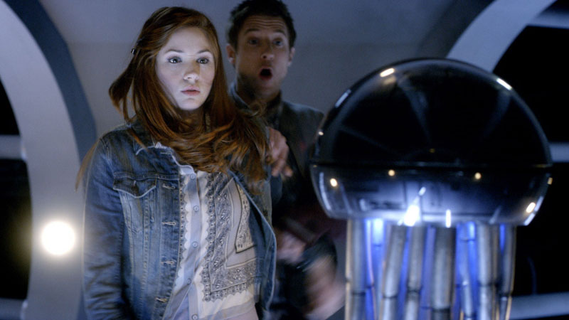 Amy and Rory are taken by surprise