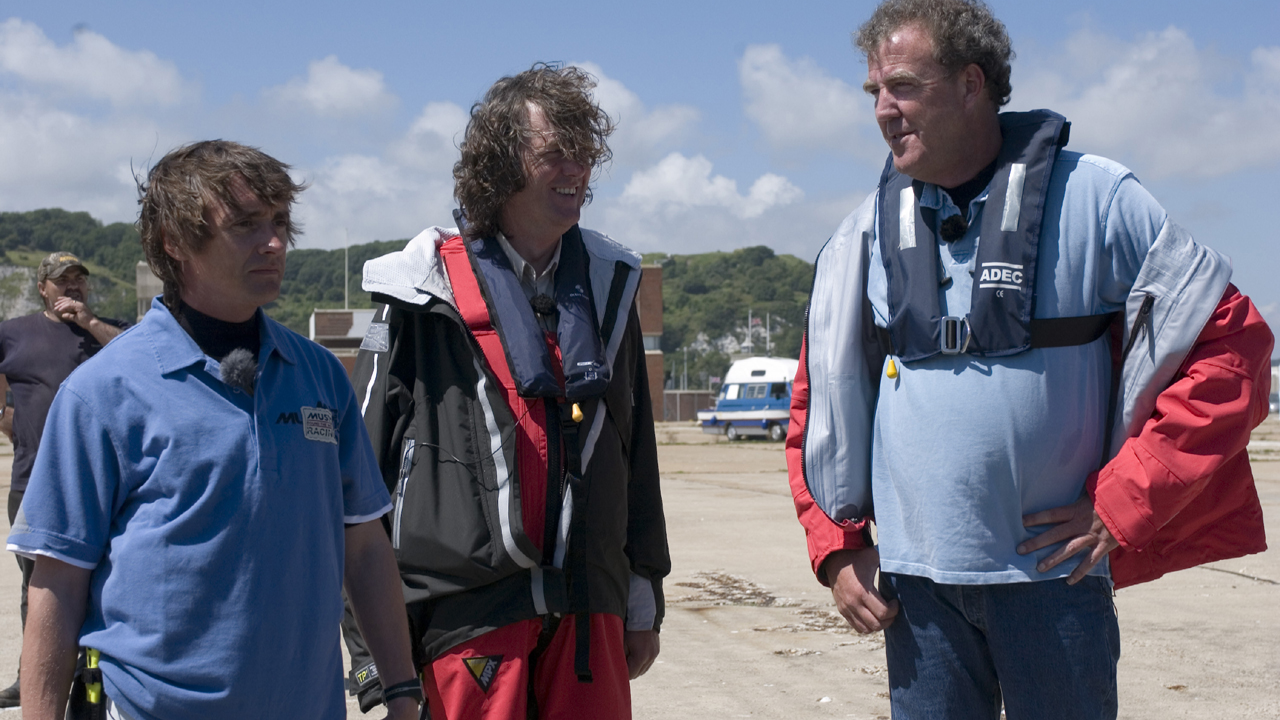 Richard, James and Jeremy plot their next approach into the English Channel