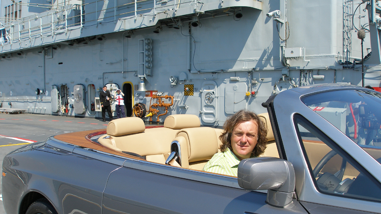 James thinks the Rolls-Royce Phantom Drophead suits him