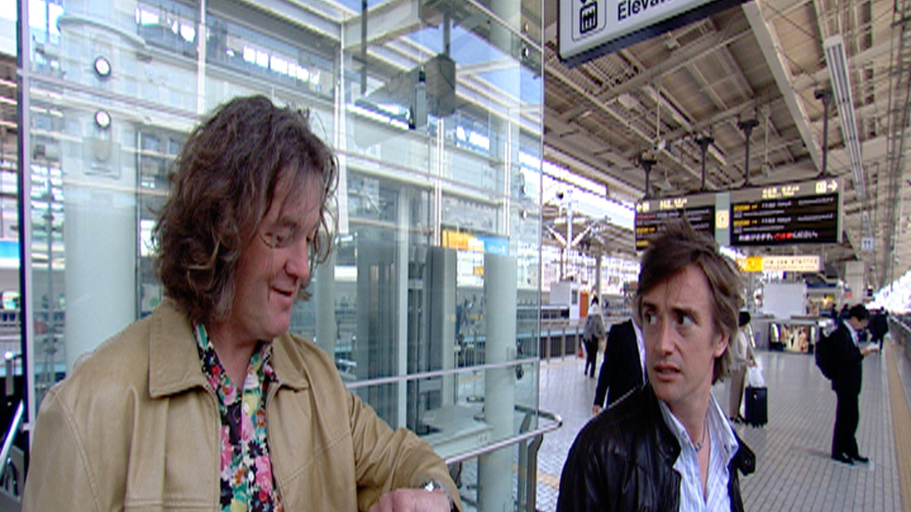 James and Richard can't miss a train