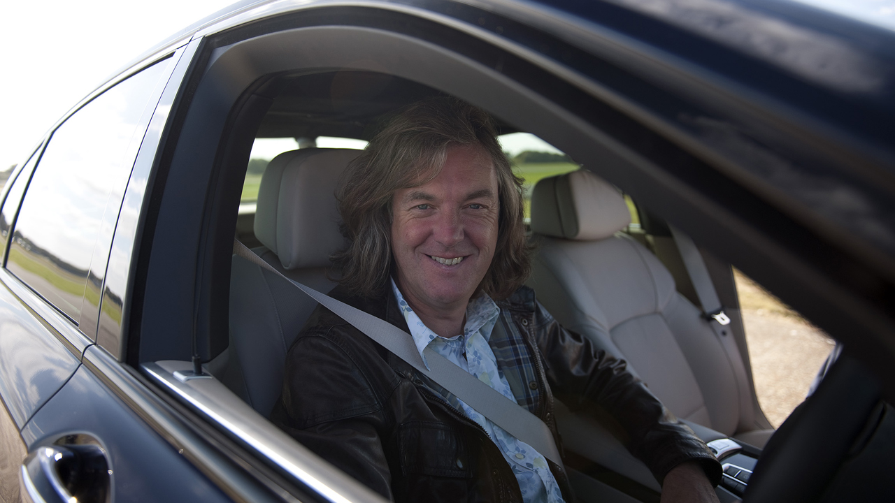 James pays someone to drive him around in the BMW 760Li
