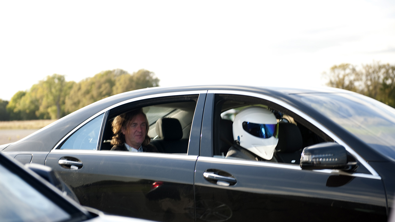 James puts The Stig in a bad mood