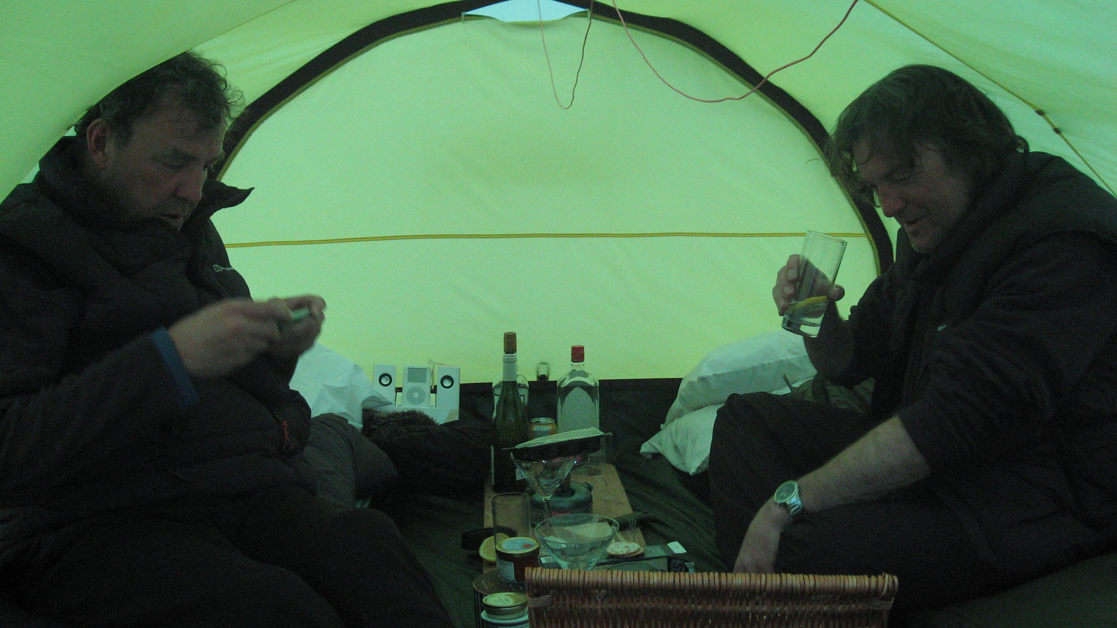 Jeremy and James attempt to relax