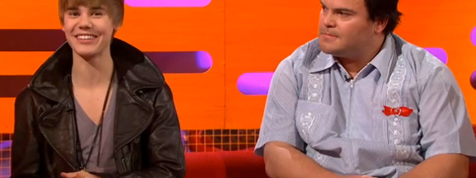 Justin Bieber and Jack Black