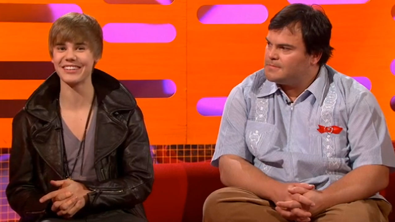 Justin Bieber and Jack Black