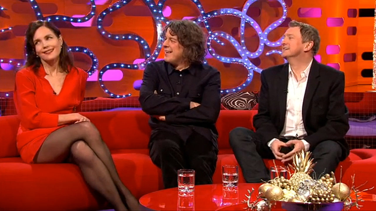 Elizabeth McGovern, Alan Davies and Louis Walsh