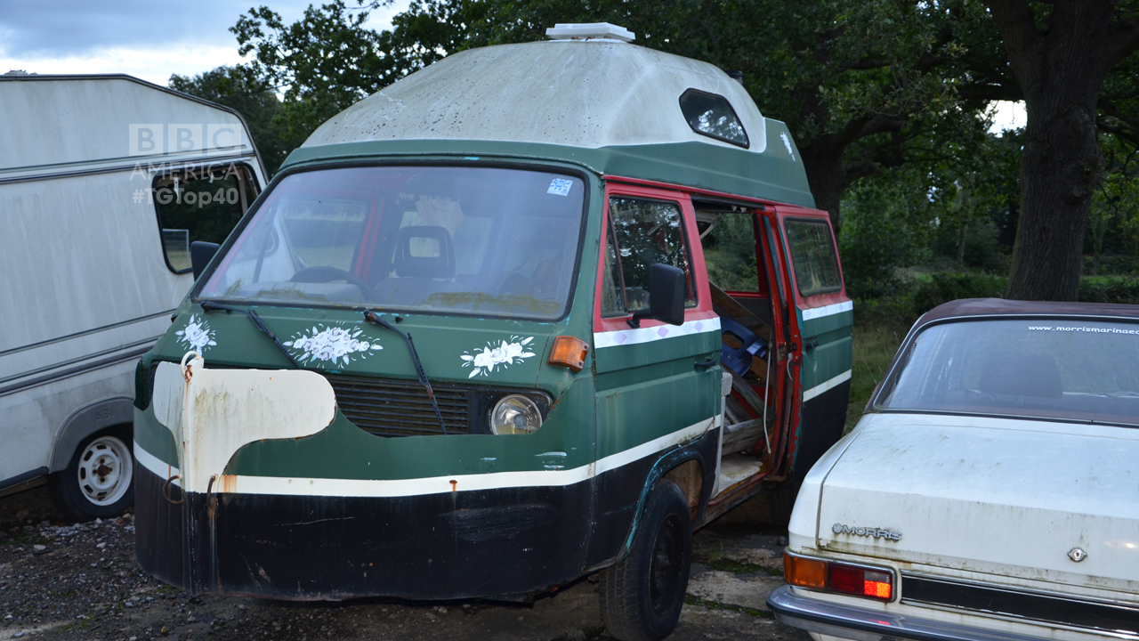 The famous Amphibious camper van that Richard Hammond transformed into a "damper van" during Season 8. (Photo by Christopher Fetner)