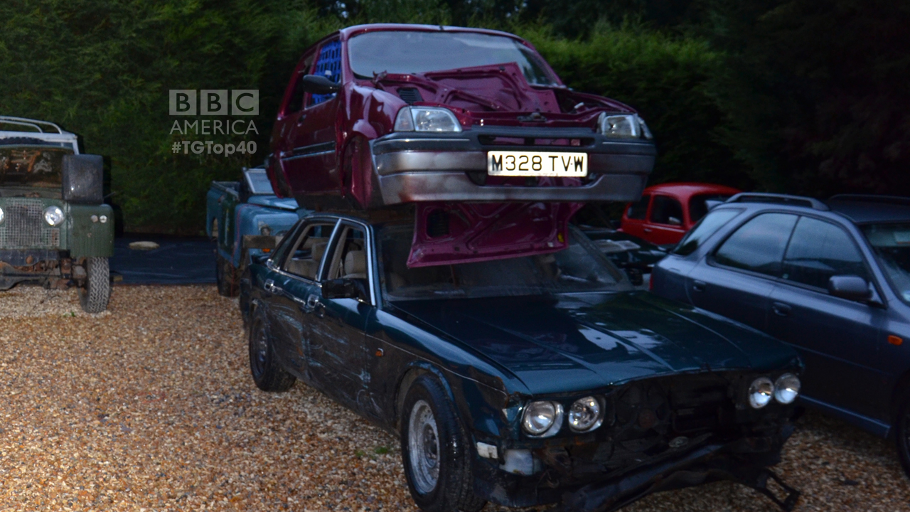 This double-decker machine was used during the boys' competition with German motoring show "D Motor" in the Season 11 finale. (Photo by Christopher Fetner)