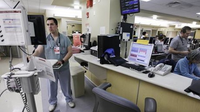 University of Chicago Emergency Room (Photo via AP)