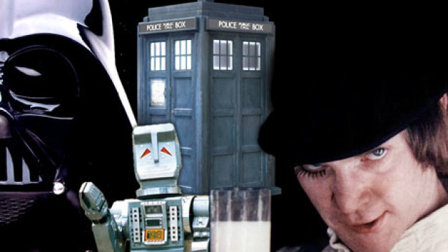 Darth Vader, Marvin the Paranoid Android, the TARDIS and Alex the Droog