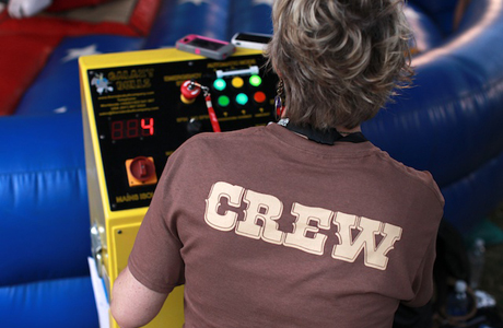 ... or did he? It may have been this crew member manning the controls?