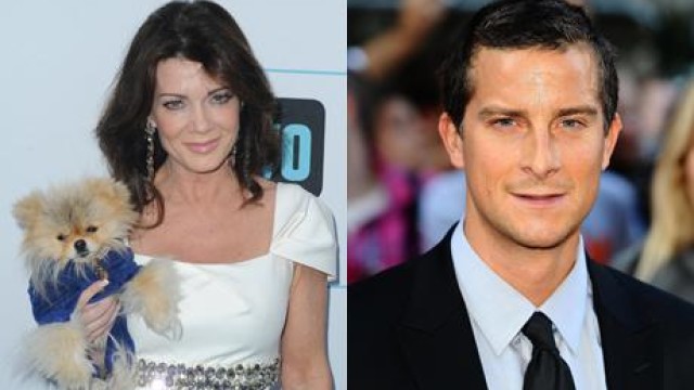 Lisa Vanderpump and Bear Grylls
