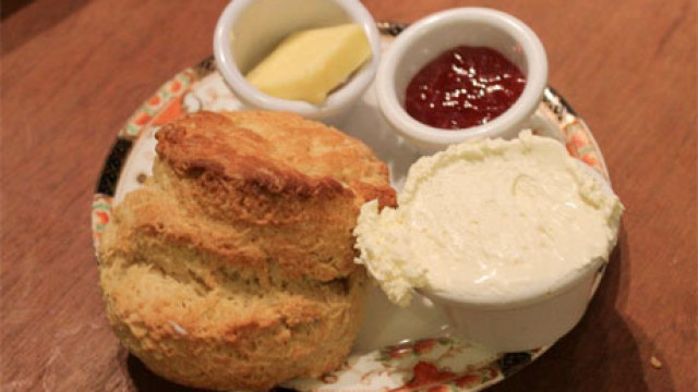 A cream tea