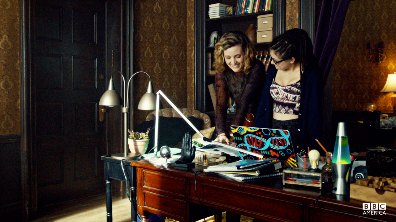 Cosima "dorking out."