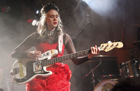 Kate Nash in Sheffield back in April on her 'Girl Talk' tour. (Rex Features via AP Images)