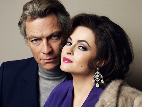 Dominic West and Helena Bonham Carter as Richard Burton and Elizabeth Taylor. (Photo: BBC AMERICA)