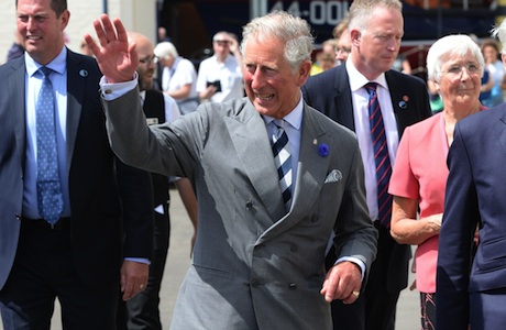 Prince Charles Prince Charles visits the Historic Dockyard at Chatham, Kent, Britain - 29 Jul 2013 HRH Prince Charles the Prince of Wales (with The Duchess of Cornwall) visits the Historic Dockyard at Chatham, marking his first visit since he announced his patronage of Chatham Historic Dockyard Trust in April. (Rex Features via AP Images)