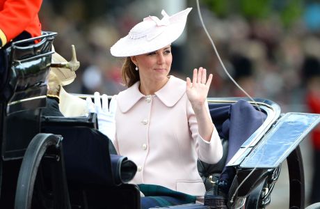 Catherine, Duchess of Cambridge at Trooping the Colour on June 15. (Rex Features via AP Images)