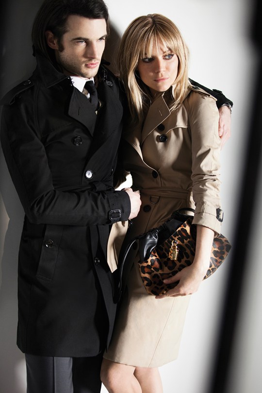 Here's a better look at the trench coats. (Burberry)