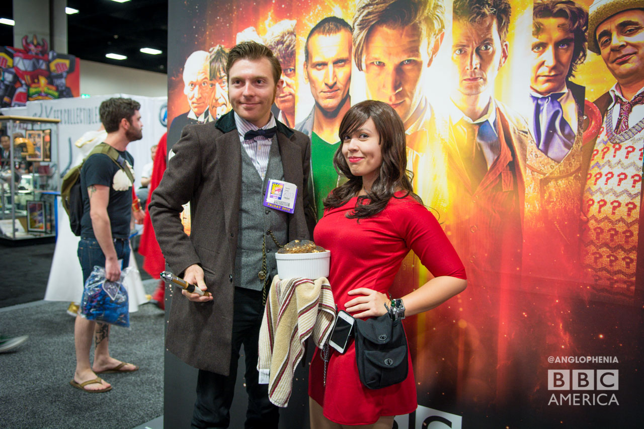 The Eleventh Doctor and Clara cosplay. (Photo: Dave Gustav Anderson)