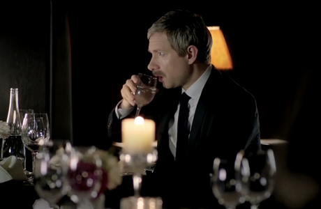 Sherlock's return: Martin Freeman's mustache in the teaser. (Photo: YouTube)