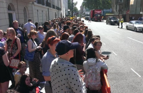 'Sherlock' fans in London (Photo: Tiia Öhman)