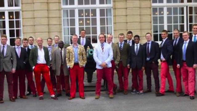 Group Shot, Red Pants