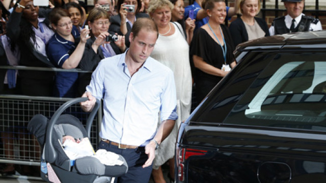 Prince George Alekander Louis of Cambridge, Prince William