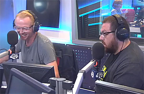 Simon Pegg and Nick Frost on Capital FM