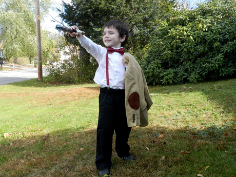 Tara Meader's 4-year-old son picked out his costume in August saying, "I am the Doctor, the one with the bow tie."