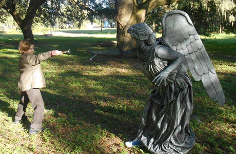 The two had an "epic battle" ... we're not sure who won.