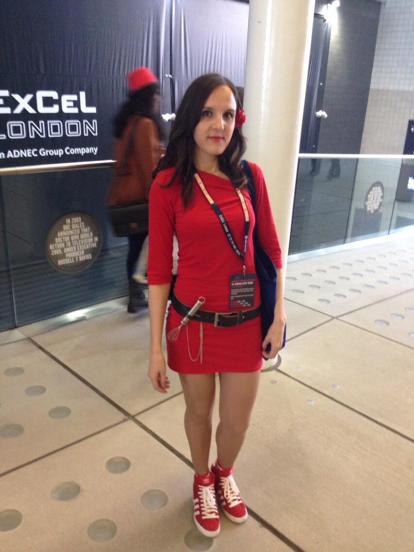 Run, you clever boy, and remember. Clara Oswin Oswald cosplay. (Photo: KW)