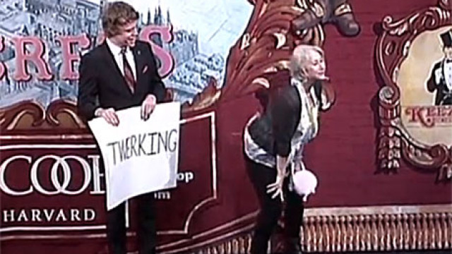 Dame Helen Mirren twerking