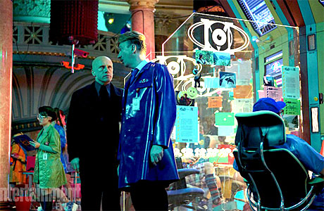 Christoph Waltz and David Thewlis in 'The Zero Theorem'