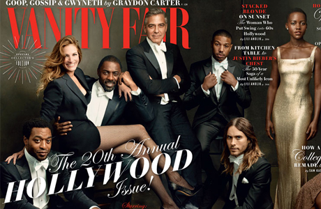 Idris Elba Cradles Julia Roberts On Vanity Fairs Hollywood - 