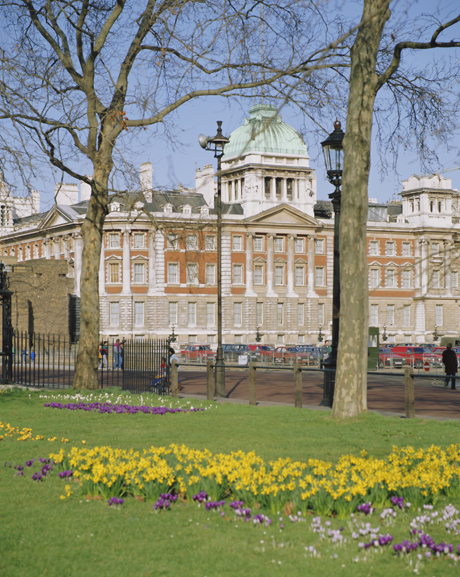Horse Guards and the Old Admiralty building in spring, London. ( Robert Harding Productions /AP Images)