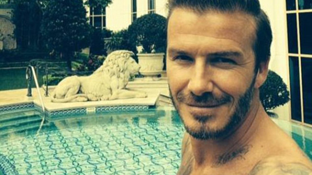 David Beckham, Selfie, Facebook